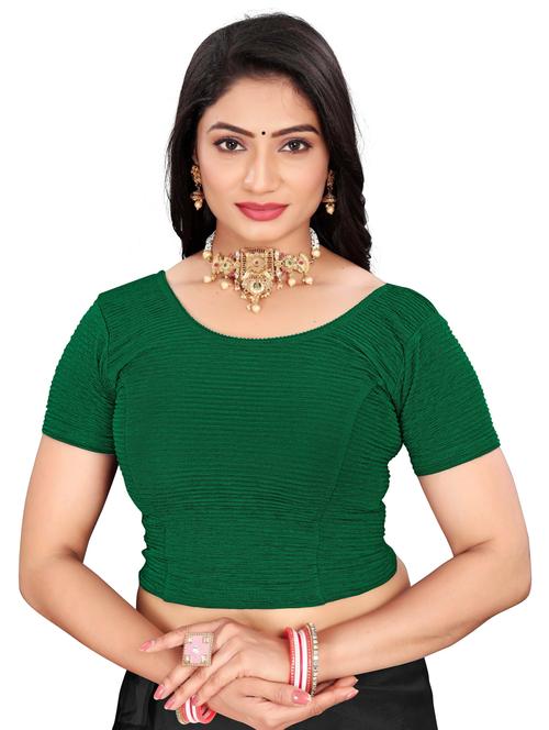 women self design round neck blouse - 21302734 - Very Small Image - 1