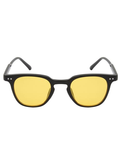 ted smith yellow wayfarer sunglasses for men women | half rim & acetate frame | small to medium face ( 52-18-145 ) - 21303741 - Very Small Image - 1
