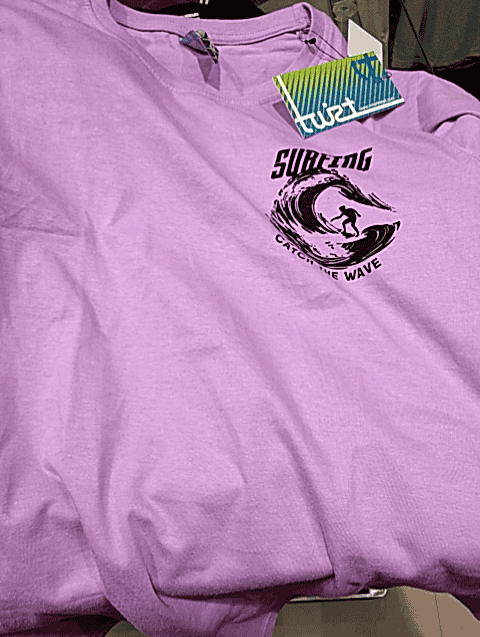 lavender cotton single jersey tshirt - 21303766 - Very Small Image - 1