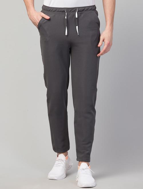 men solid mid rise ankle length track pant - 21304761 - Very Small Image - 1