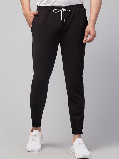 men solid mid rise ankle length track pant - 21304829 - Very Small Image - 1