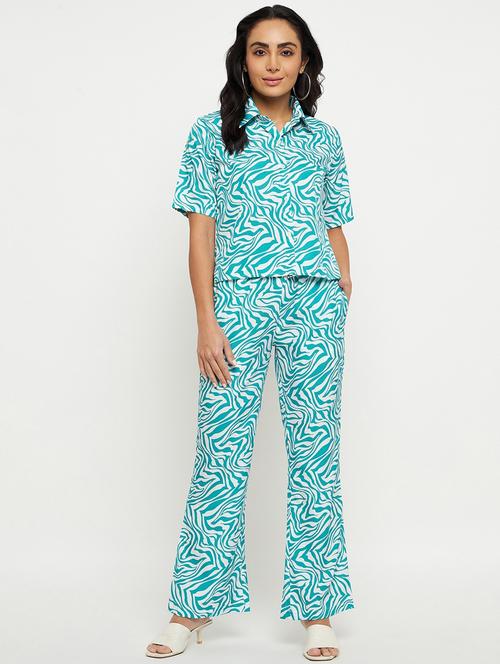 women white crepe shirt & trouser co-ord set - 21305994 - Very Small Image - 1