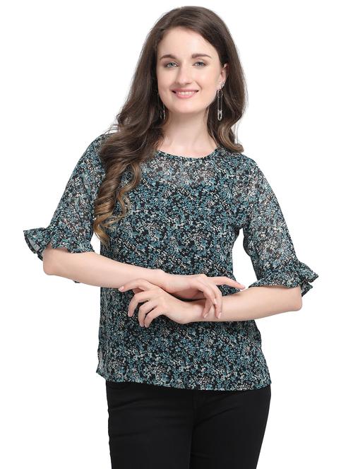 multi colored polyester regular top - 21306339 - Very Small Image - 1