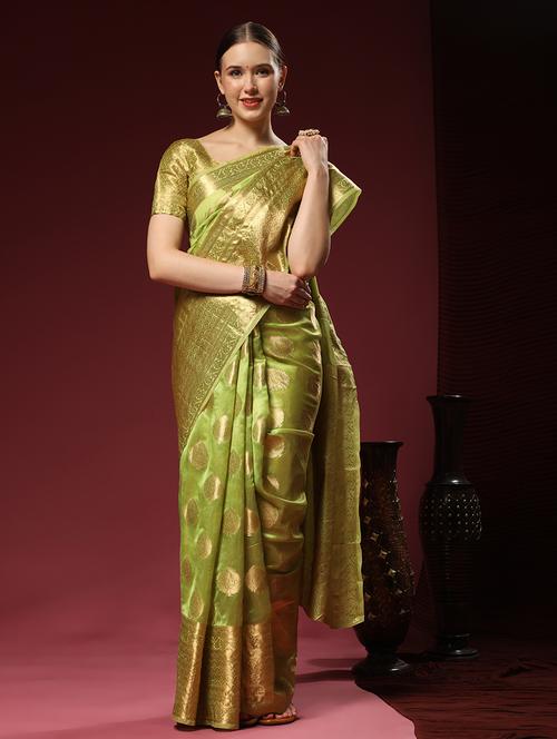 women self design banarasi saree - 21306749 - Very Small Image - 1