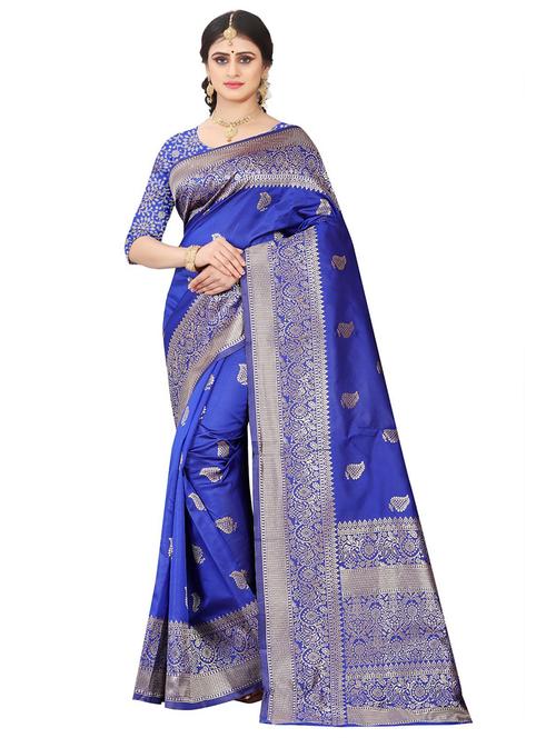 women jaquard work kanjivaram saree - 21309800 - Very Small Image - 1