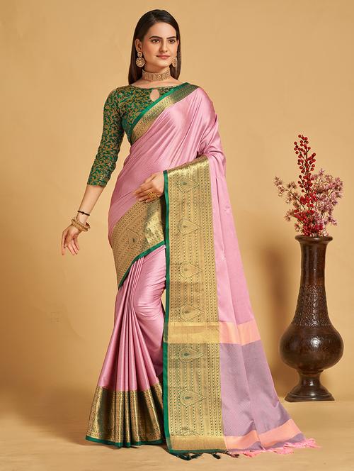 women self design banarasi saree - 21310243 - Very Small Image - 1