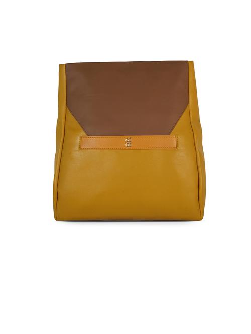 yellow pvc regular backpack - 21312636 - Very Small Image - 1