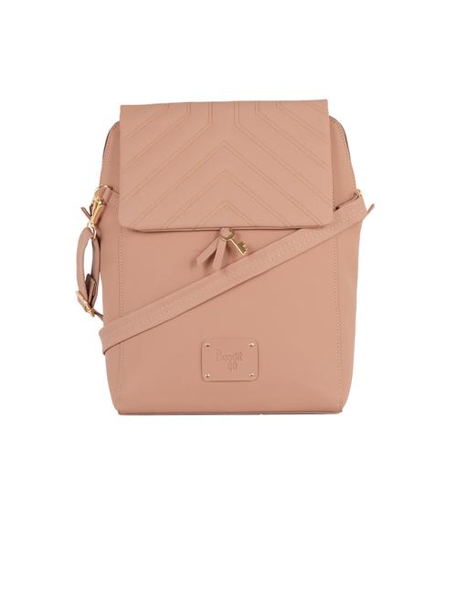 pink pvc regular backpack - 21312740 - Very Small Image - 1