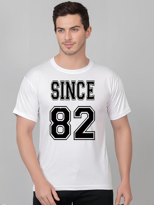 men round neck front print t-shirt - 21313932 - Very Small Image - 1