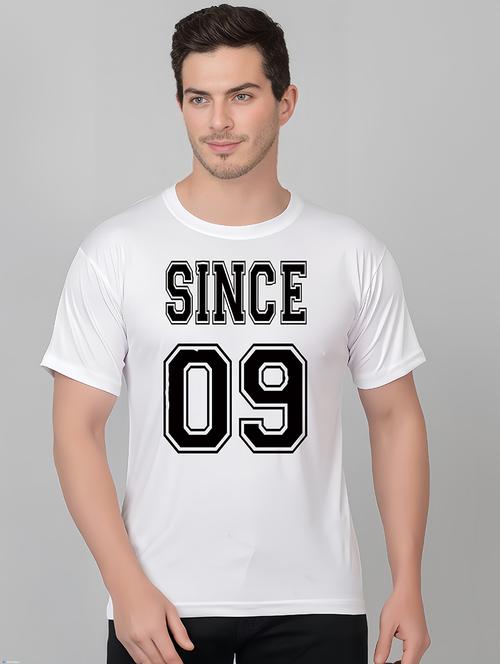 men round neck front printed t-shirt - 21313951 - Very Small Image - 1