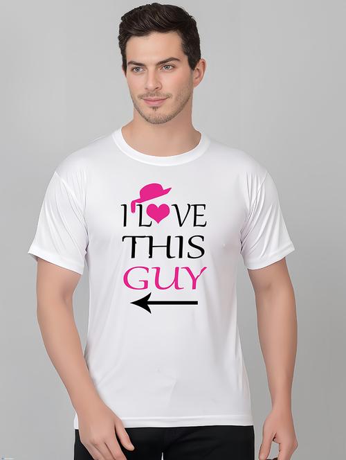 men short sleeves front print t-shirt - 21313967 - Very Small Image - 1