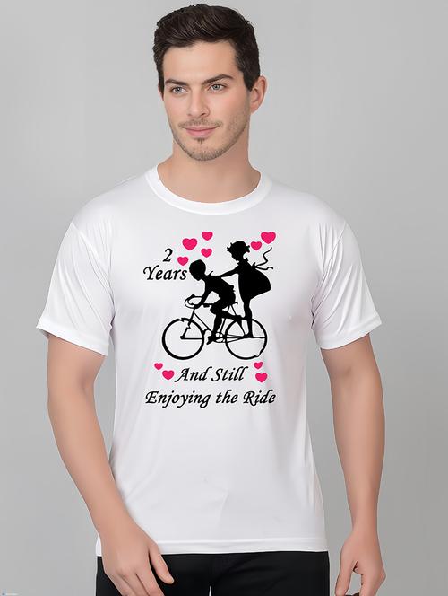 men printed round neck t-shirt - 21314018 - Very Small Image - 1