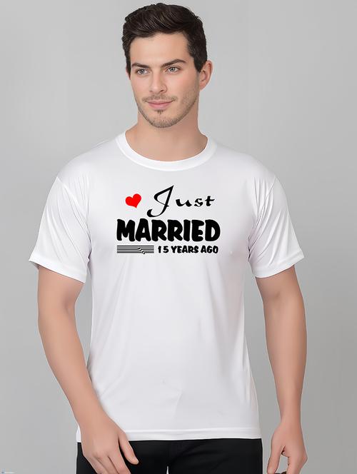 men round neck chest printed t-shirt - 21314101 - Very Small Image - 1