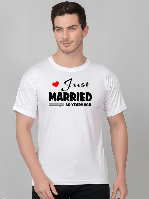 men round neck chest printed t-shirt - 21314118 - Very Small Image - 1