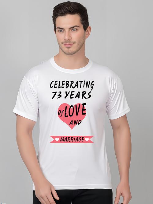 men round neck front print t-shirt - 21314495 - Very Small Image - 1