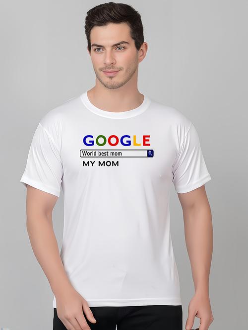 men round neck chest print t-shirt - 21314679 - Very Small Image - 1
