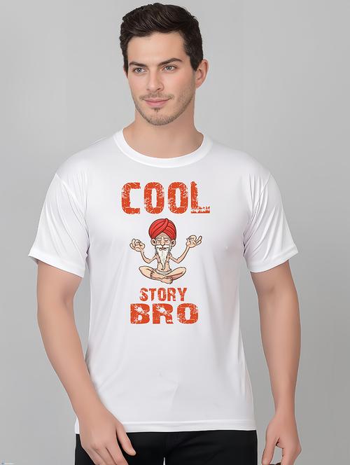 men round neck front print t-shirts - 21314681 - Very Small Image - 1
