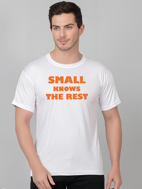 men round neck chest printed t-shirt - 21314783 - Very Small Image - 1