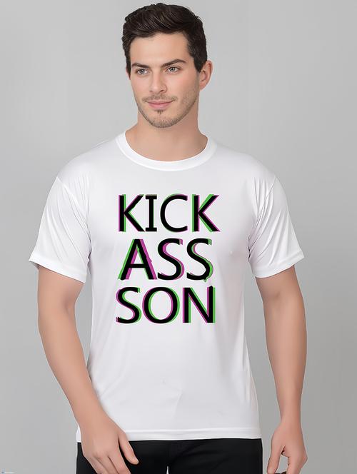 men round neck chest printed t-shirt - 21314926 - Very Small Image - 1