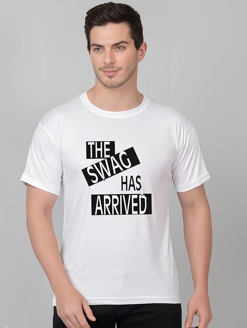 men round neck front printed t-shirt - 21314992 - Very Small Image - 1