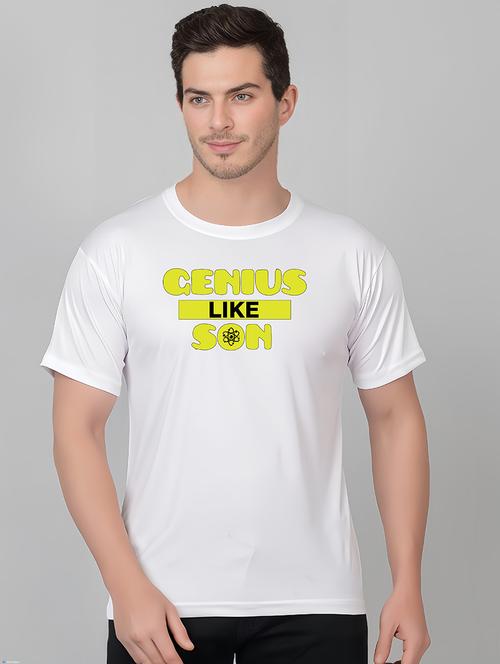 men round neck chest print t-shirts - 21314995 - Very Small Image - 1