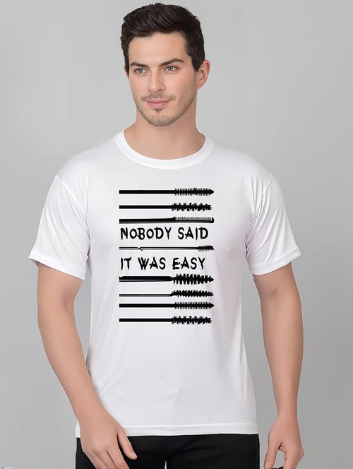 men round neck front printed t-shirt - 21315035 - Very Small Image - 1