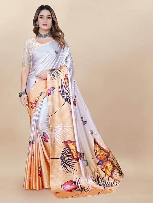 women multi colored printed saree - 21316539 - Very Small Image - 1