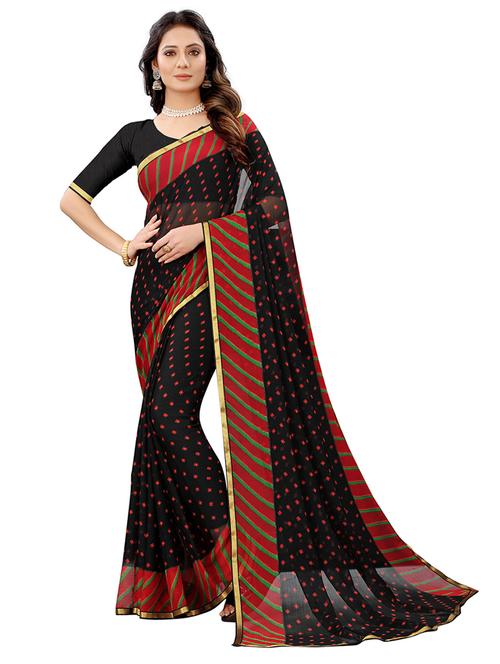 women printed saree - 21316612 - Very Small Image - 1