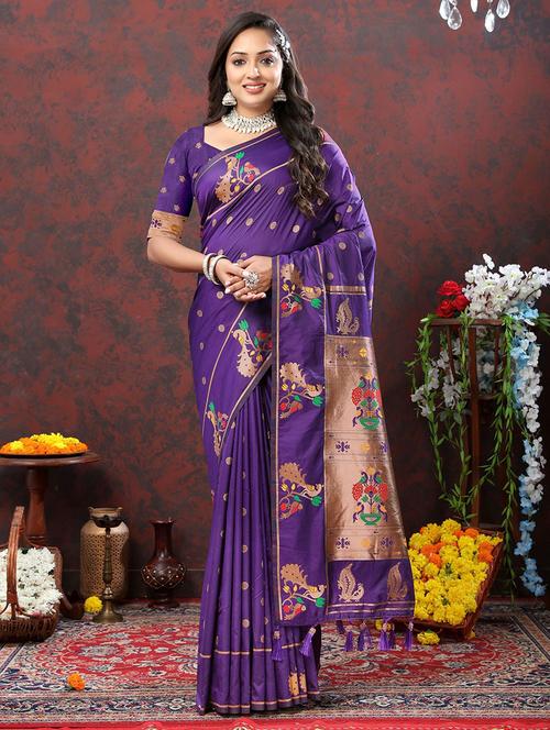 women self design paithani saree - 21316739 - Very Small Image - 1