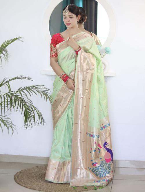 women self design paithani saree - 21316774 - Very Small Image - 1