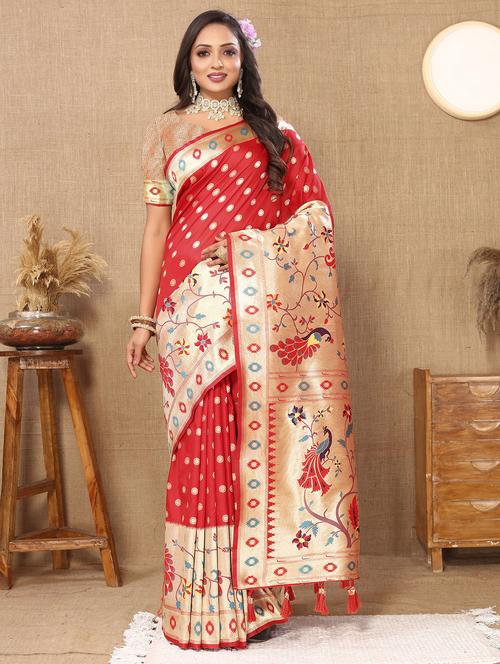 women self design paithani saree - 21316924 - Very Small Image - 1