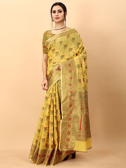 women self design banarasi saree - 21316935 - Very Small Image - 1