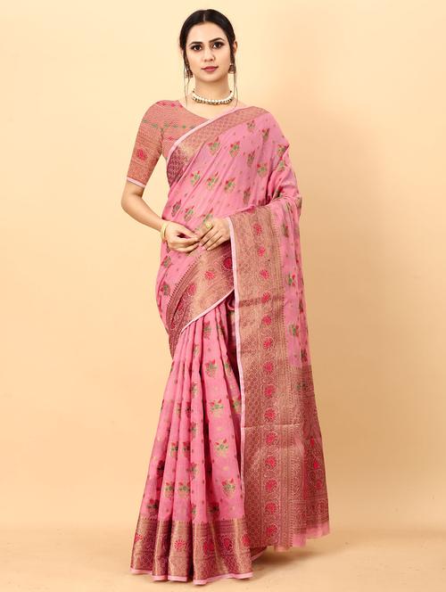 women self design banarasi saree - 21316941 - Very Small Image - 1