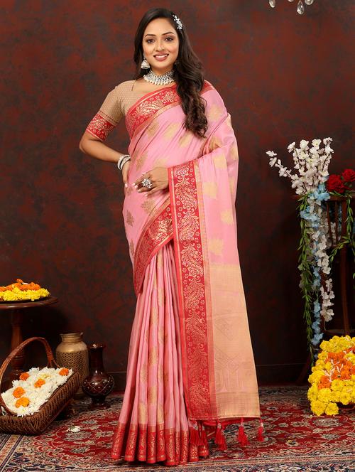 women self design banarasi saree - 21316942 - Very Small Image - 1