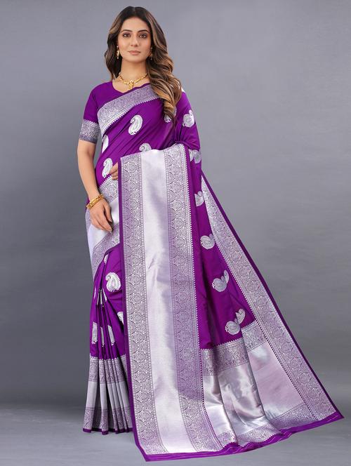 women self design banarasi saree - 21316976 - Very Small Image - 1