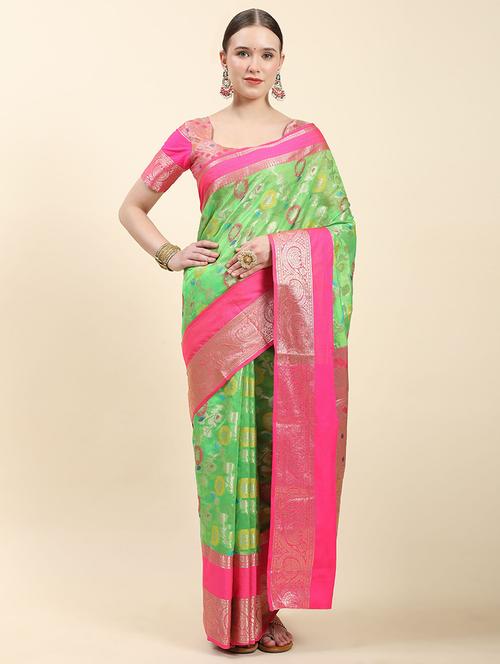 women self design banarasi saree - 21317103 - Very Small Image - 1