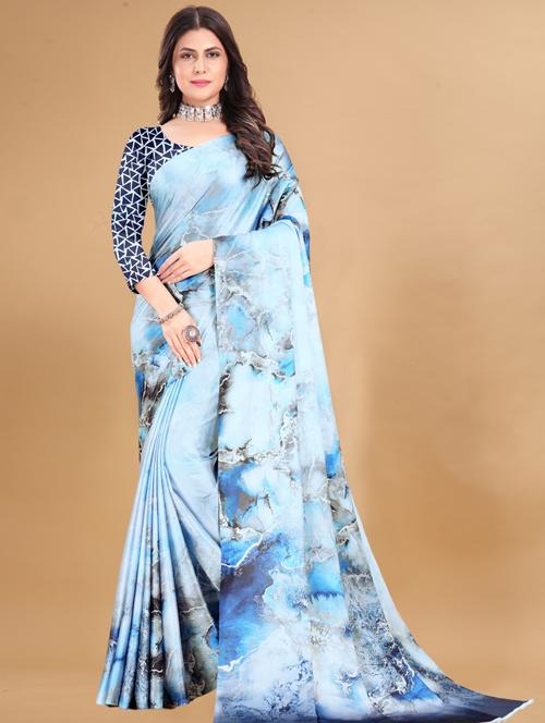 women printed saree - 21317198 - Very Small Image - 1