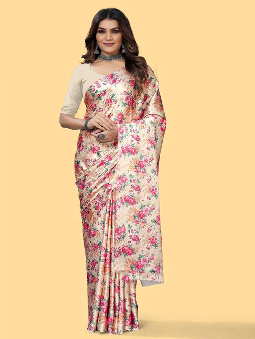 women printed saree - 21317228 - Very Small Image - 1