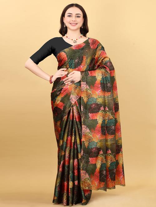 women printed saree - 21317254 - Very Small Image - 1