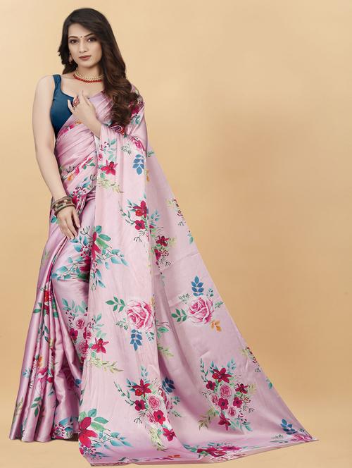 women printed saree - 21317263 - Very Small Image - 1