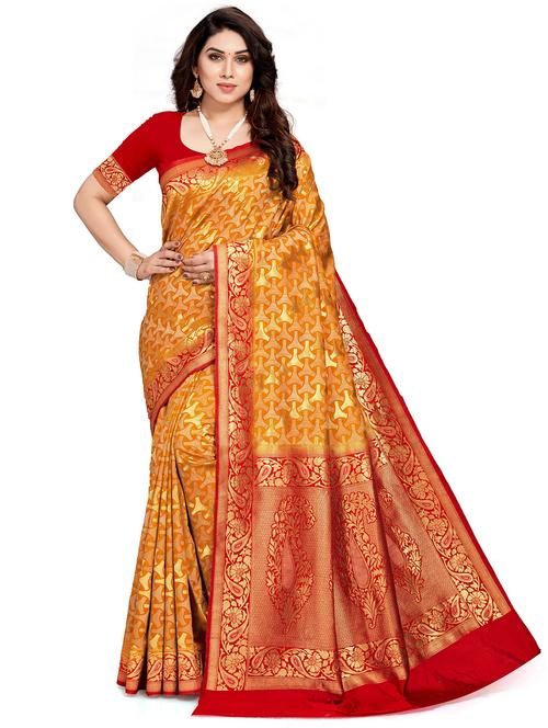 women self design kanjivaram saree - 21317555 - Very Small Image - 1