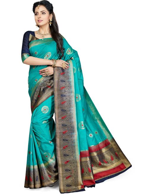 women self design kanjivaram saree - 21317754 - Very Small Image - 1