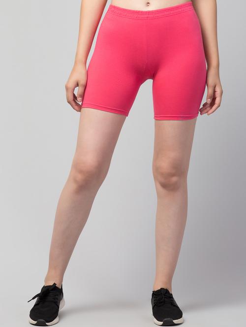 women solid mid rise active wear shorts - 21319375 - Very Small Image - 1