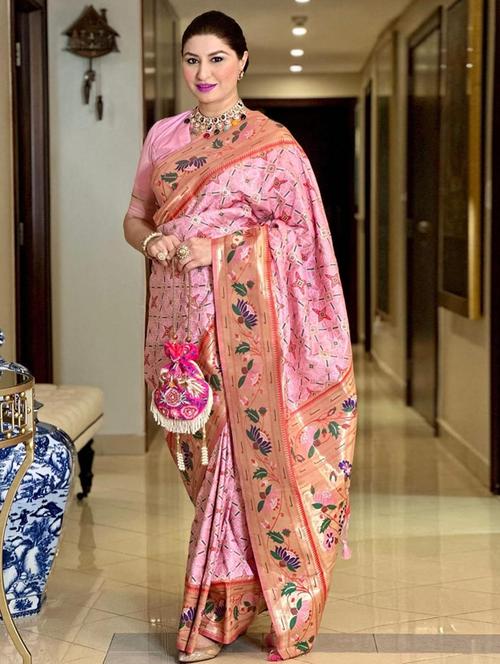 women self design paithani saree - 21321160 - Very Small Image - 1