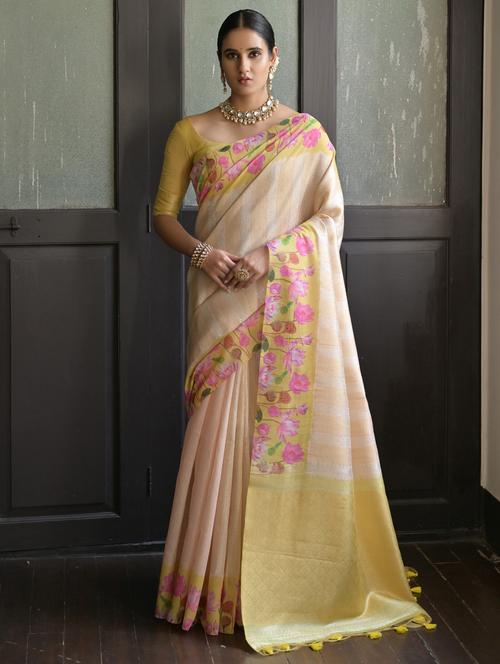 women printed saree with blouse - 21321336 - Very Small Image - 1
