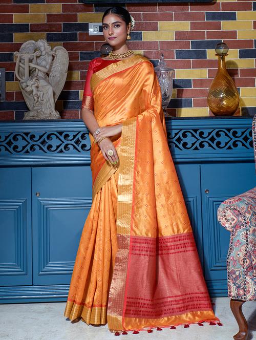 women self design banarasi saree - 21321379 - Very Small Image - 1
