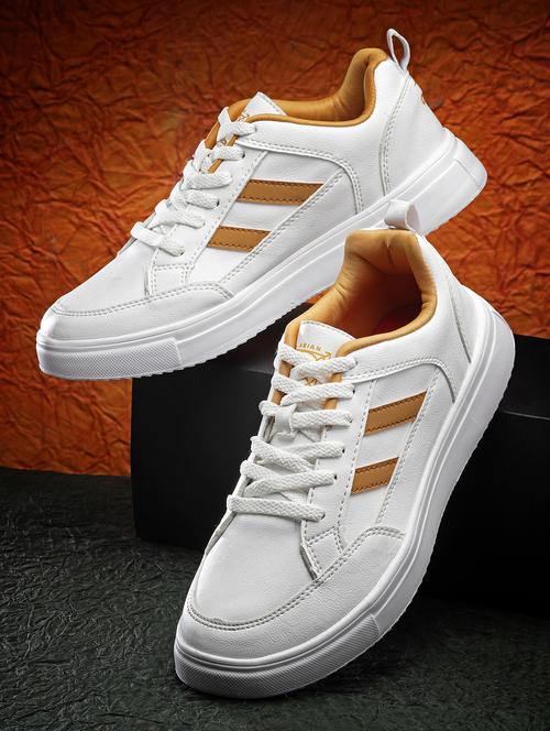 men solid lace up sneakers - 21321551 - Very Small Image - 1