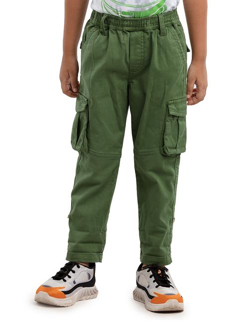 boys solid cargo trouser - 21321597 - Very Small Image - 1