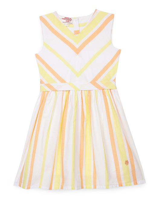 orange cotton frock - 21322147 - Very Small Image - 1