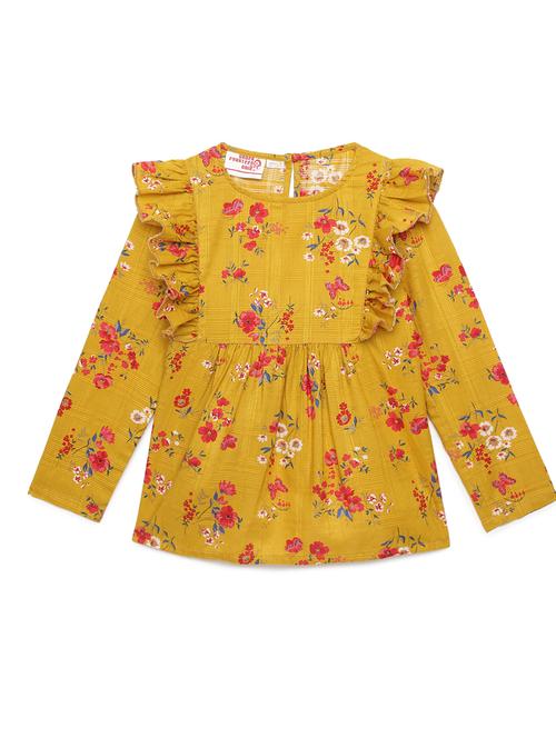 yellow cotton top - 21322216 - Very Small Image - 1